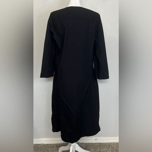 Zara VNeck Maxi Cotton Dress Size XSmall - Picture 4 of 10